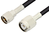 TNC Male to Mini UHF Male Cable 48 Inch Length Using LMR-195 Coax - PE3C0047-48 - Pasternack