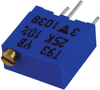 Trimmer Potentiometer, 25Kohm 23Turn Through Hole; Trimpot Type Vishay - 66C2638 - Newark, An Avnet Company