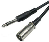 10' 3P XLR Plug to 1/4
