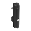 Swinghandle Latch, Medium Size - 125 mm , Without Padlock Hasp, Use with Linear Actuator, CH 751 Key , Sealed, Zinc Alloy, Powder Coated, Black - H3-50-101-150 - Southco