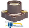 Leviton Medium Base Lampholder Phenolic Keyless Pony Cleat -- 9063 - Image