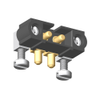 2 Pos. Male SIL Horizontal Throughboard Conn. 101Lok - M80-5000000MD-02-PM3-00-000 - Harwin Plc