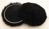 3M Finesse-It Black Wool Pad Hook & Loop Attachment - 5 1/4 in Diameter - 85100 - 051144-85100 - R. S. Hughes Company, Inc.