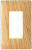 Decorative Finish Screwless Wall Plates with Decorator Openings -- SWP26MA - Image