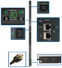 5/5.8kW Single-Phase Switched PDU, Outlet Monitoring, 208/240V Outlets (20 C13 & 4 C19), 0U, LX Platform Interface, TAA -- PDUMVR30HVNETLX