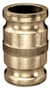 Brass Spool SB-B Series Male Coupler x Male Coupler -- SA-B150 - Image