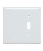 Combination Openings, 1 Toggle Switch & 1 Blank -- SPJ113W - Image