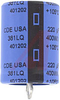 Capacitor, Al Electrolytic;220uF;Snap-In;Radial;+/-20%;Case J03;400VDC;25mmDia. - 70190371 - Allied Electronics, Inc.