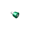 Spring Loaded Plunger, Press-in, Large Size, Without hold-open feature, Steel, Green Knob - 56-260-014 - Southco