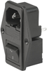 Iec Inlet C14, 10A, 250V, Solder; Connector Type Schurter - 23M1714 - Newark, An Avnet Company