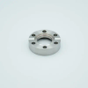 DUV Laser Grade Fused Silica Viewport, Non-Magnetic, Zero Length Profile, 0.63″ View Dia, 0.5° Wedge, 1.33″ Conflat Flange (316LN) - A21775-2-CF - MPF Products, INC.
