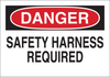 Brady B-302 Polyester Rectangle White Confined Space Sign - 10 in Width x 7 in Height - Laminated - TEXT: DANGER - 82595 - 754476-82595 - R. S. Hughes Company, Inc.