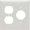 Combination Wall Plate, 1 Single Receptacle -- SP78W - Image