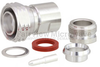 4.3-10 Male Low PIM Connector Clamp/Solder Attachment For RG393 Cable IP67 Rated - FMCN1166 - Fairview Microwave Inc.