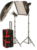 FL400K KIT: FL400K 400 TOTAL WS, FLASHLITE PORTABLE POWER 2-LIGHT SOFTBOX KIT - 402300 - Smith-Victor Corporation