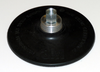 3M 28474 Hard Black Roloc Disc Pad - 4 in DIA - 3/8 - 24 Internal Thread Attachment - 051141-28474 - R. S. Hughes Company, Inc.