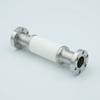 Ceramic Break, 30KV Isolation, 0.63″ Inner Dia, 1.33″ Conflat Flange -- A2596-1-CF - Image