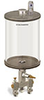 Levelux Clear View Multiple Feed Manual Lubricator, 1/2 gal Pyrex Reservoir, 2 Feeds, 1/8