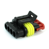 TE Connectivity AMP Superseal 1.5 mm 4-Position Plug Housing, 282088-1 - 38290 - Waytek, Inc.