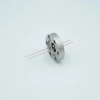 Power Feedthrough, 500 Volts, 15 Amps, 2 Pins, 0.032″ Copper Conductors, 1.33″ Conflat Flange - A0496-3-CF - MPF Products, INC.