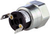 MH Series Medium Pressure Switch, falling set point (factory set), 6 bar sealed gage, 1/8-27 NPT port, SPST-NC output with gold-plated contacts, cold-rolled steel base, LTNB diaphragm, and 1/4 inch sp -- MHF00600MBMNNAAA - Image