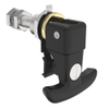 Compression Latch, Lift & Turn, No Cup, Key Locking, Key Locking, Steel, Powder Coat, Black - N2-2-101-01-5 - Southco