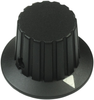 Round Skirted Knob W/ Arrow Ind, 6.35Mm; Shaft Type Ehc (Electronic Hardware) - 34C9070 - Newark, An Avnet Company