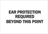 Ear Protection Sign - 84824 - Brady Corporation