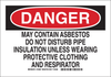 Brady B-302 Polyester Rectangle White Chemical, Biohazard, Hazardous & Flammable Material Sign - 14 in Width x 10 in Height - Laminated - 123670 - 754473-79321 - R. S. Hughes Company, Inc.