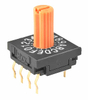 SWITCH ROTARY DIP HEX 100MA 5V - FR01KR16P - NKK Switches