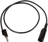 Test Lead, Black, 609.6Mm, 5A; Alligator Clip Type Pomona - 10M4154 - Newark, An Avnet Company
