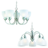 39036BLE-962 Mid. Chandeliers-Glass Down - 452985 - Capital Lighting, Inc.