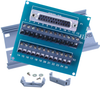 Terminal Block Kit – DB25 Female to 25 Screw Terminals, 6″ Snap Track and DIN-Rail Mounting Clips -- TB04-KT