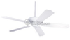 52" Patio Fan, White with White Blades - P2502-30 - bulbs.com