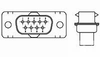 Crimp D-Sub Connectors - 5745018-1 - TE Connectivity