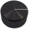 Knob, Al, 30Mm, Black, 6.4Mm Shaft; Shaft Type Multicomp - 74M2506 - Newark, An Avnet Company