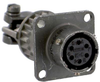 Circular Connector, Receptacle, Size 10, 6 Position, Wall; Product Range Amphenol Industrial - 97J0930 - Newark, An Avnet Company