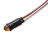 Panel Mount Indicator, Led, 6.35Mm, Amber, 12V; Led Color Vcc (Visual Communications Company) - 93F3489 - Newark, An Avnet Company