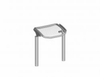 Basic Unit, Single Seat, Straight, Without Backrest, Fixed - 52869_00022 - Erlau