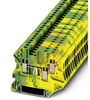 DOUBLE LEVEL FEED THROUGH TERMINAL BLOCK W EQUIPOTENTIAL GROUNDING CONTACT - 70170180 - Allied Electronics, Inc.