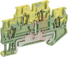 Terminal Block; 26-14 AWG; Green-Yellow; 2; 4; PA; 6 kV; 3; I; Spring-Cage -- 70169318