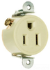 Duplex/Single Receptacle -- 5258-I - Image