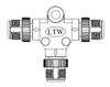 Circular Connector Adapters - SS-040404-MMM-TS001 - ODG (Origin Data Global)