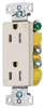 Duplex/Single Receptacle - RRD15SLATR - Hubbell Incorporated