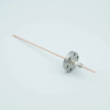 Power Feedthrough, 5000 Volts, 50 Amps, 1 Pin, 0.094″ Copper Conductor, 1.33″ Conflat Flange - A0273-1-CF - MPF Products, INC.