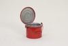 Eagle Red Galvanized Steel 4 qt Safety Can - 6 1/2 in Height - 8 in Overall Diameter - 048441-22341 - 048441-22341 - R. S. Hughes Company, Inc.