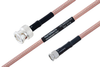 MIL-DTL-17 BNC Male to SMA Male Cable 30 Inch Length Using M17/60-RG142 Coax - PE3M0005-30 - Pasternack
