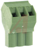 Plug, Terminal Block; 12 A; 250 V; 5.08mm; 24 AWG/kcmil (Min.); 3; Screw; 4 kV - 70054851 - Allied Electronics, Inc.