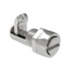 Compression Latch, Self-Adjusting, Miniature Size, Tool Locking, Slotted Recess, 1.5-4.8mm Panel, 0.8-7.1mm Grip, Steel, Zinc Plated, Bright Chromate - 27-10-501-10 - Southco
