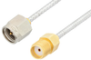 SMA Male to SMA Female Cable 36 Inch Length Using PE-SR405FL Coax, RoHS - PE3651LF-36 - Pasternack